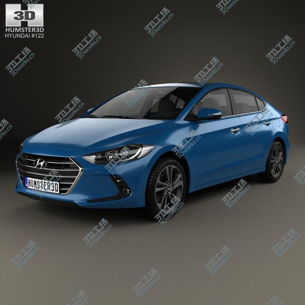images/goods_img/2021040233/Hyundai Elantra (CN) 2017 3D model/1.jpg